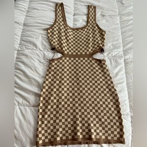 Women’s Checkered Mini Dress
